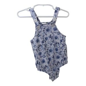 Eli & Nev floral Blue Baby lea Romper 6-9 months